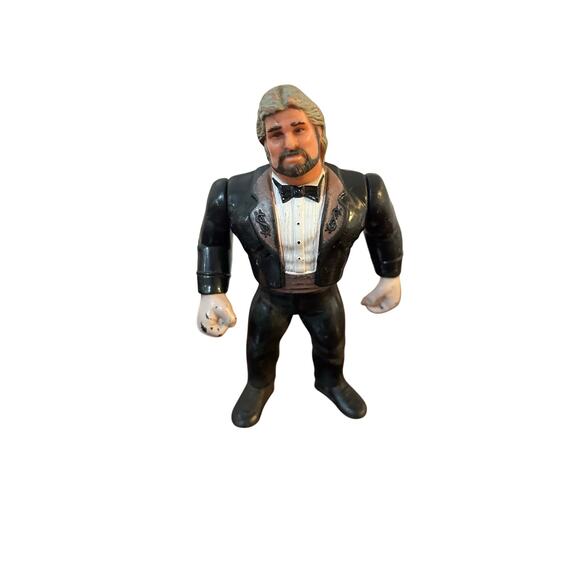 Vintage WWF Million Dollar Man Black Tux Loose Figure 1990 - Picture 1 of 2